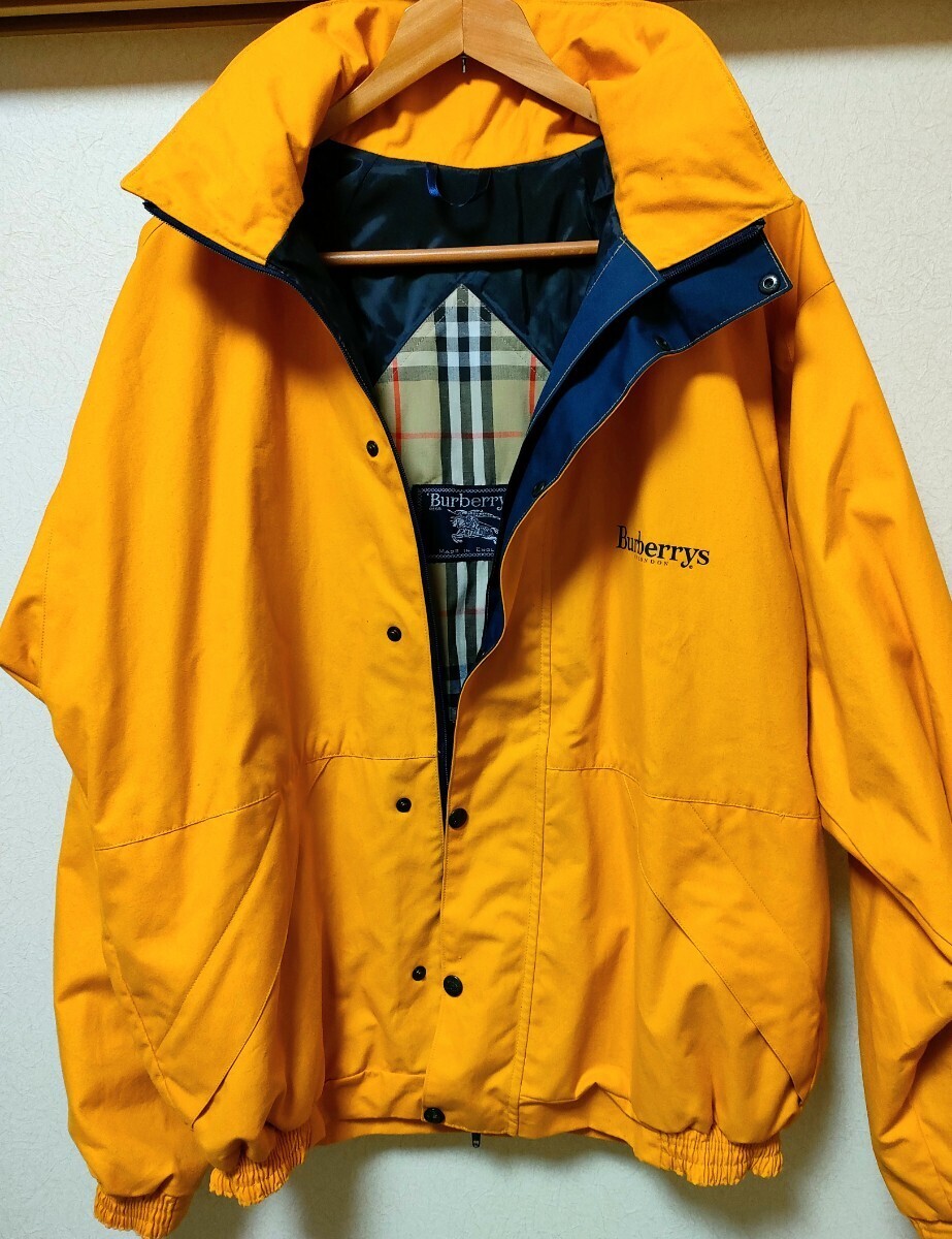 Burberry ボンバージャケット ma-1 イエロー Yahoo!オークション - バーバリーズ ナイロンジャケット