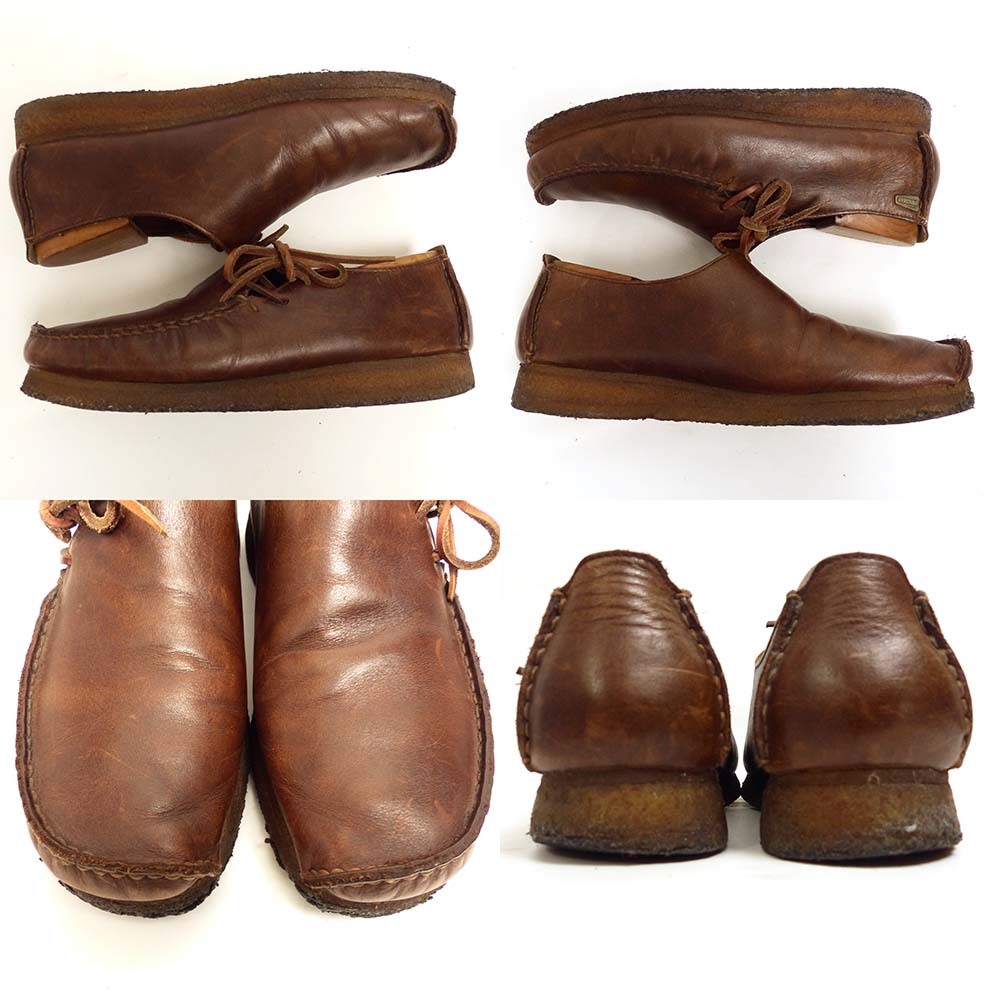 Clarks / Clarks / Rugger ebony moccasin shoes UK7 1/2G(25.5cm corresponding )( men's )[ used ]16i-1-025