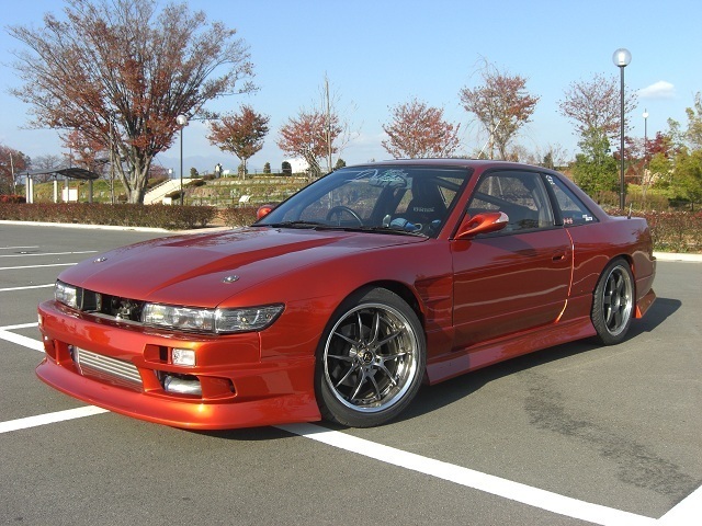 S13 シルビア フロントバンパー タイプ2 FRP製の画像6