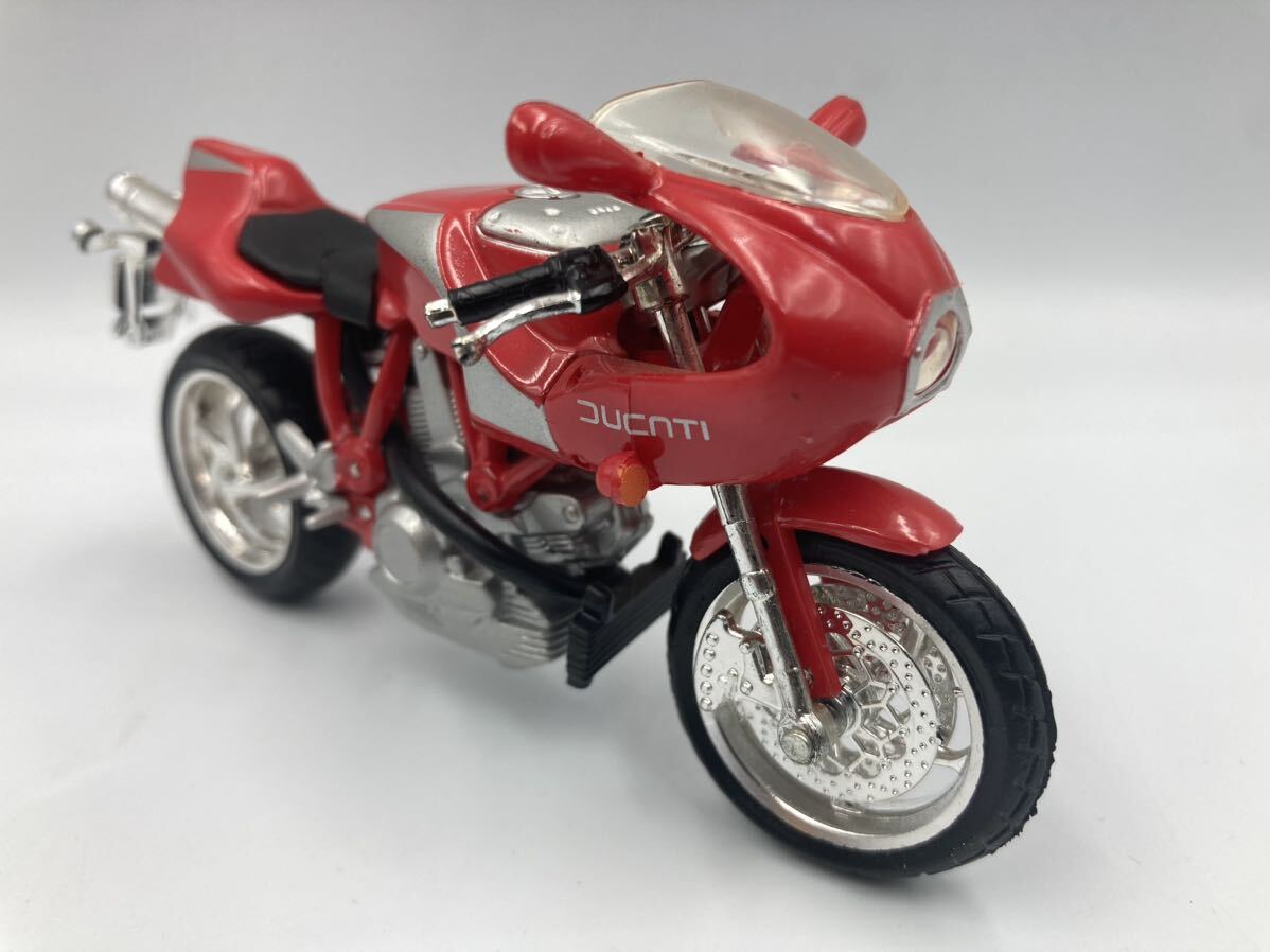 ■Maistoマイスト『DUCATI MH900E ドゥカティ 大型スポーツモデルバイク』車体約12cm バイク模型 完成品の画像2