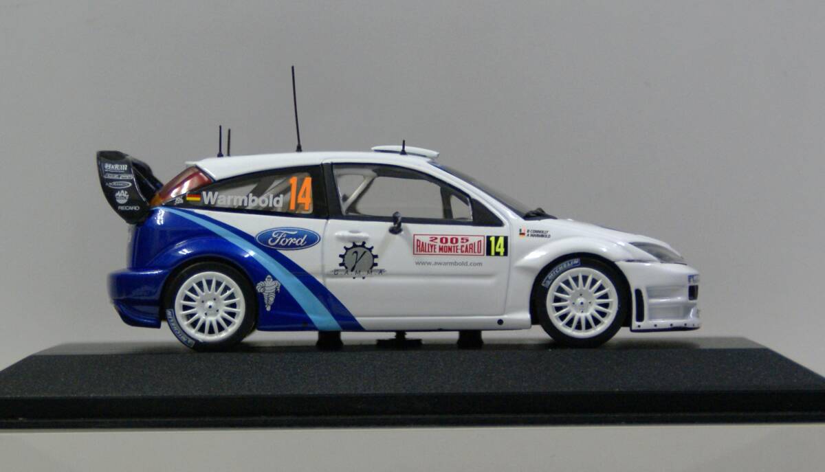 【PMA】1/43 フォード フォーカス RS WRC #14 Wambold/Connolly 2005年 モンテカルロラリー出場車のダイキャスト製ミニカー