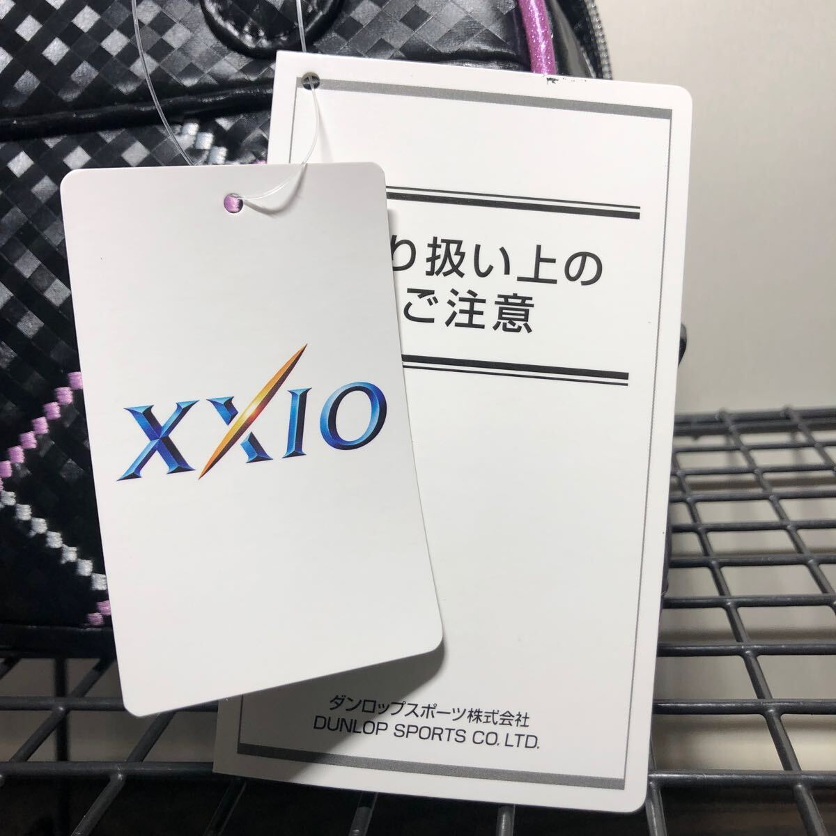 訳あり ダンロップ ゼクシオ XXIO GGB-X073WP ミニボストンバッグ型ラウンドバッグ ラウンドポーチ カートバッグ ブラックの画像9