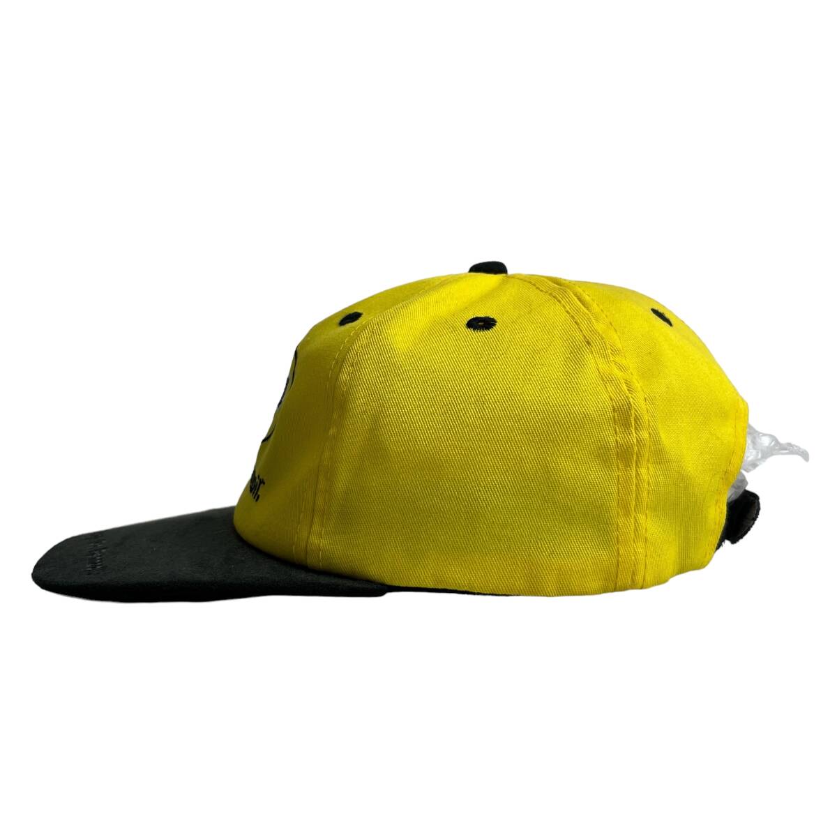 【キャップ/帽子】PENNZOIL (ペンゾイル) トラッカーキャップ ツートンカラー 刺繍ロゴ イエロー ブラック 黄色 黒
