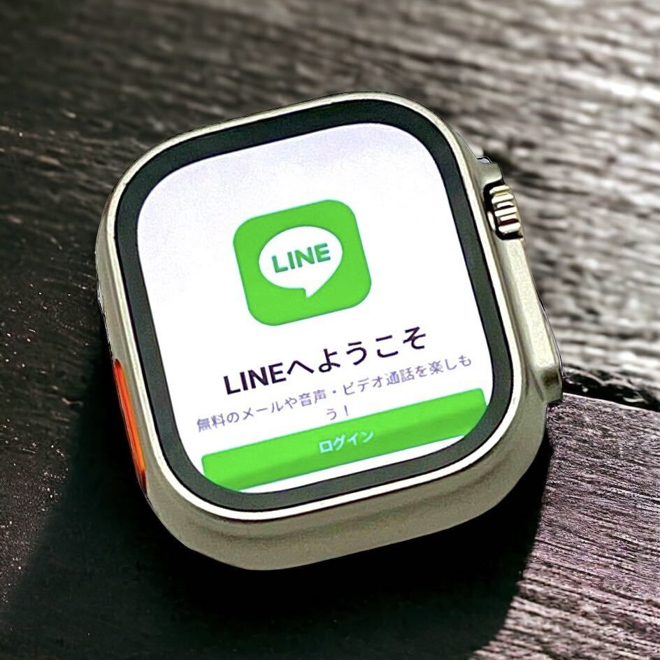 【新品未使用】HK ULTRA ONE 4G スマートウォッチ 本体色シルバー　大人気　メンズレディース腕時計_画像3