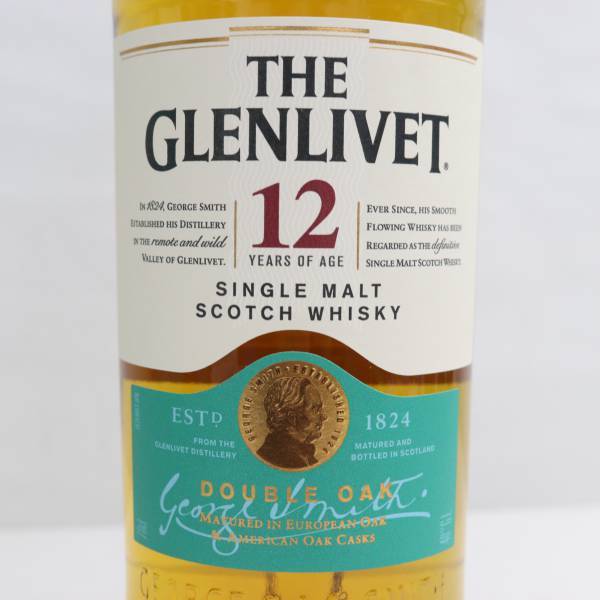 GLENLIVET（グレンリベット）12年 ダブルオーク 40％ 700ml I24B240011_画像2