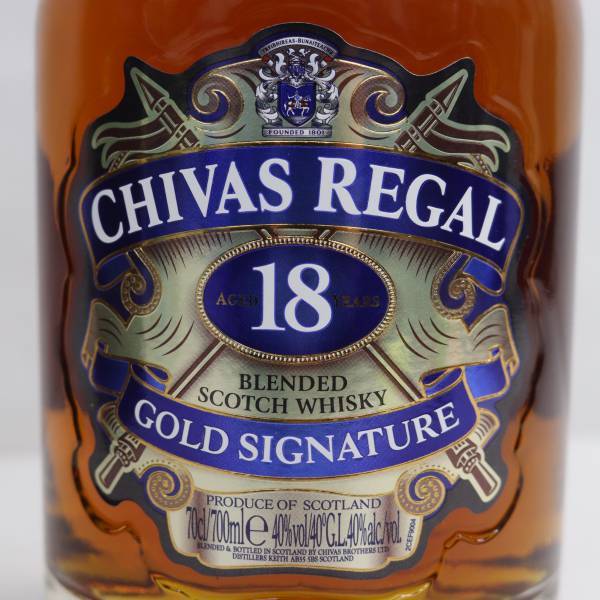 CHIVAS REGAL（シーバスリーガル）18年 ゴールドシグネチャー 40％ 700ml G24B250005_画像2