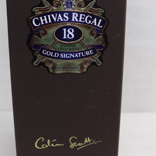 CHIVAS REGAL（シーバスリーガル）18年 ゴールドシグネチャー 40％ 700ml G24B250005_画像6