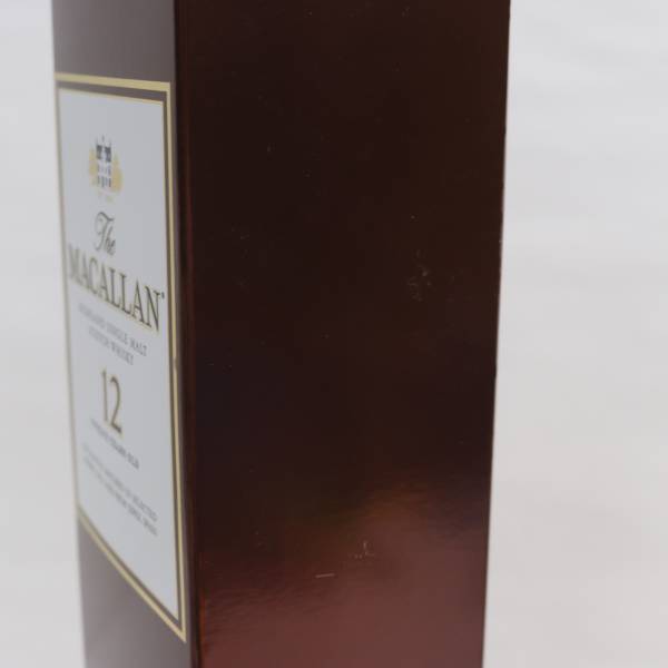 1円~MACALLAN（マッカラン）12年 シェリーオークカスク 旧 40％ 700ml F24C050006_画像7