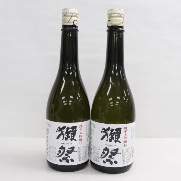 【2本セット】獺祭 45 純米大吟醸 15度 720ml 製造24.02 G24C050048_画像1