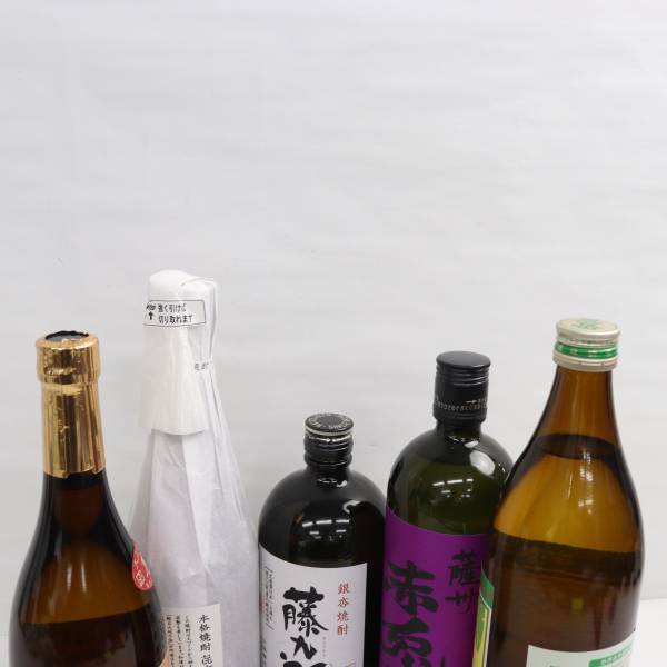 【5本セット】焼酎各種（大正の一滴 蔓無源氏 26度 720ml 詰日22.12 等）N24C080014_画像4