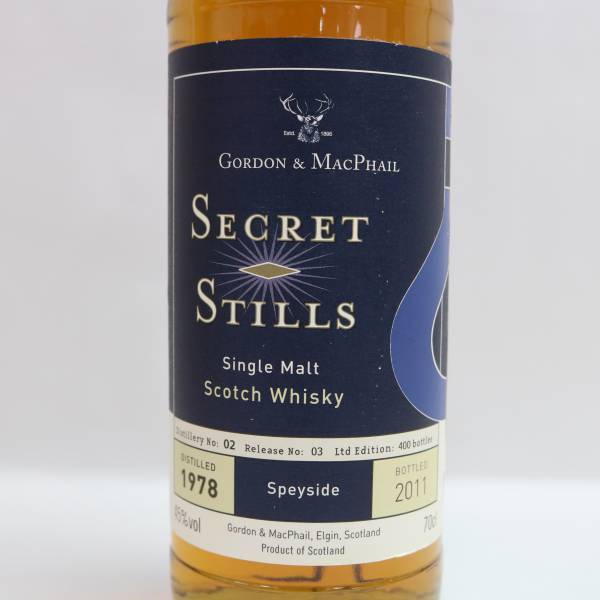 GORDON&MACPHAIL（ゴードン＆マクファイル）シークレット スティル 1978-2011 45％ 700ml T24C070065_画像2