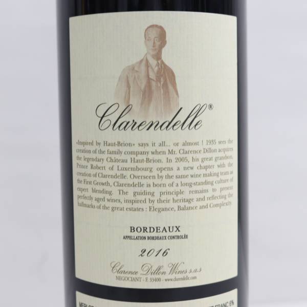 Clarendelle（クラレンドル）ルージュ 2016 13.5％ 750ml F24C080007_画像6