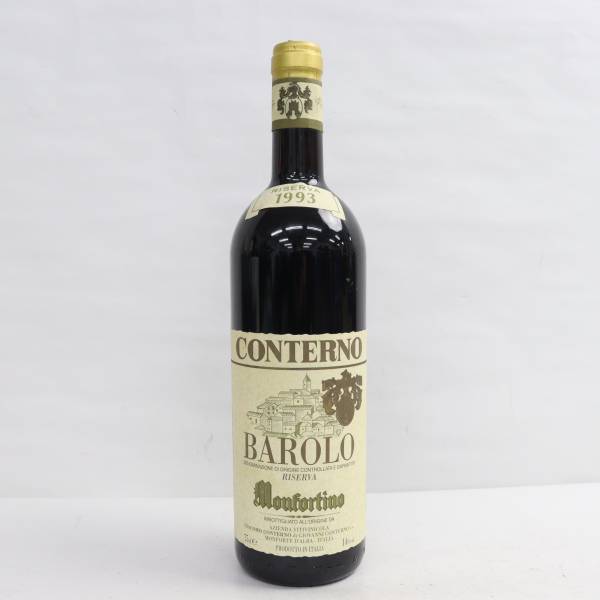 Giacomo Conterno（ジャコモ コンテルノ）バローロ リゼルヴァ モンフォルティーノ 1993 14％ 750ml X24C120063_画像1