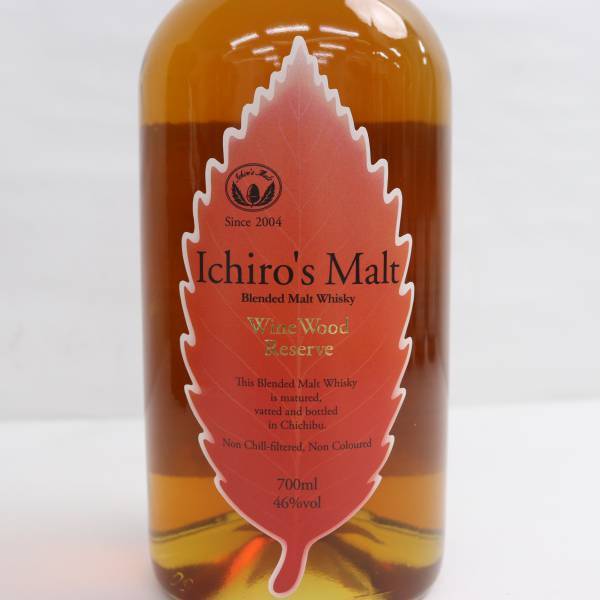 Ichiros Malt（イチローズモルト）ブレンデッドモルト WWR ワインウッドリザーブ 46％ 700ml ※オリあり T24C110259_画像2