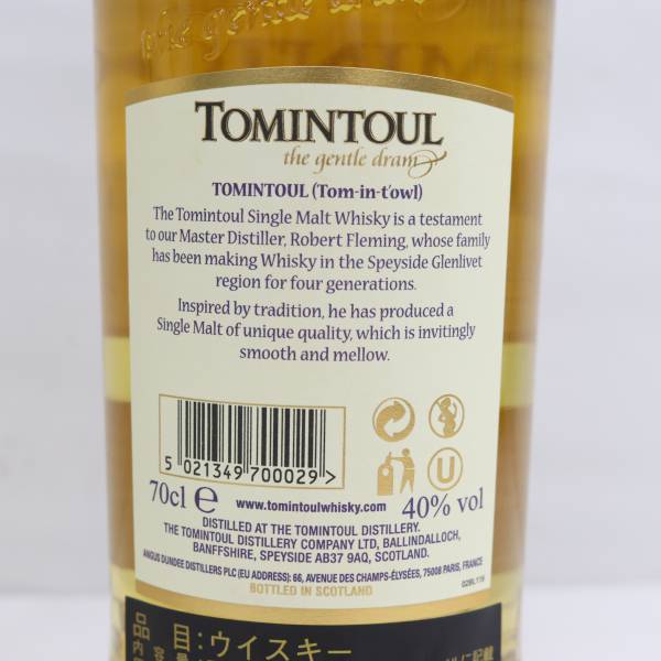 TOMINTOUL（トミントール）16年 スペイサイド グレンリベット 40％ 700ml T24C100014_画像6