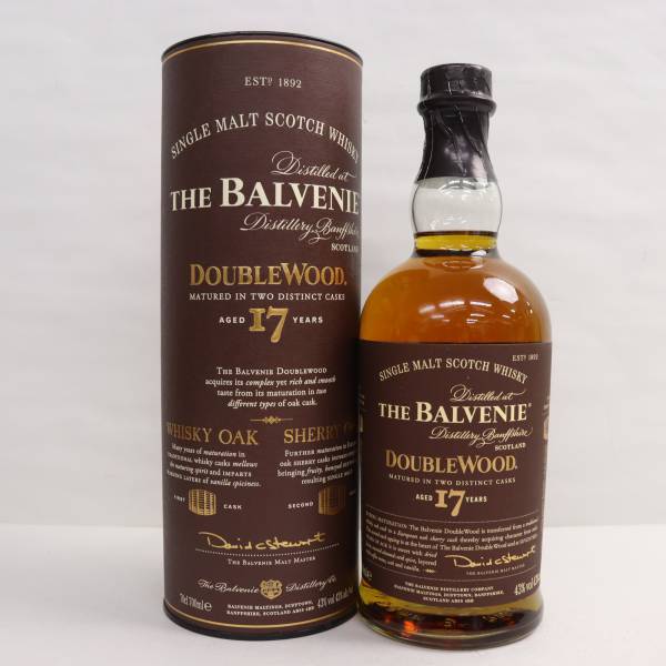 THE BALVENIE（ザ バルヴェニー）ダブルウッド 17年 43％ 700ml N24C170001の画像1