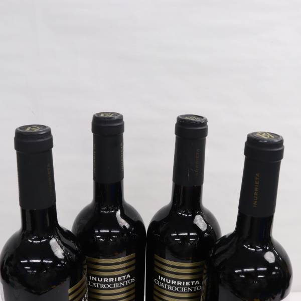 【4本セット】Bodega Inurrieta（ボデガ イヌリエータ）クアトロ シエントス クリアンサ 2012 14.5% 750ml N24C150079_画像3