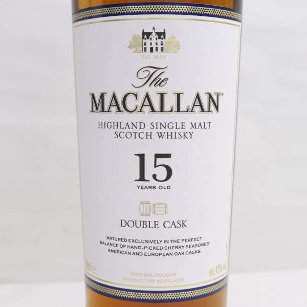 MACALLAN（マッカラン）15年 ダブルカスク 43％ 700ml T24C180343_画像2