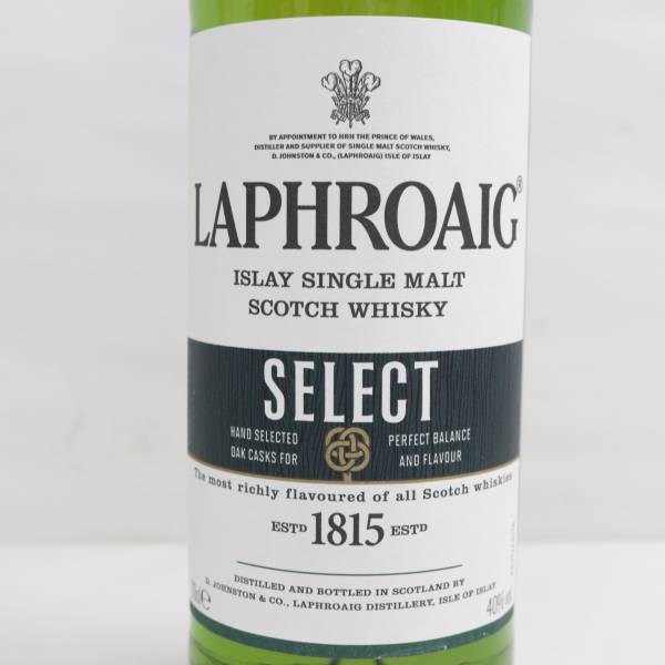 LAPHROAIG（ラフロイグ）セレクト 40％ 700ml ※箱キズ T24C150009_画像2