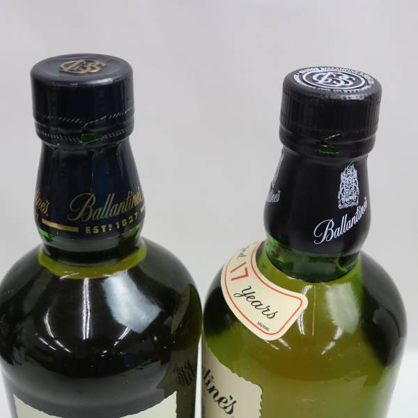 1円~【2本セット】Ballantines（バランタイン）各種（17年 ザ オリジナル 43％ 700ml 等）N24C190047の画像3