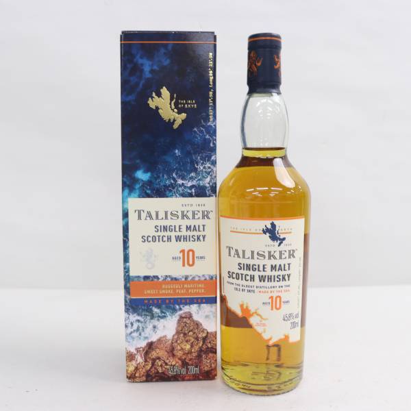 TALISKER（タリスカー）10年 ベビーボトル 45.8％ 200ml X24C250025_画像1