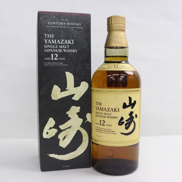 1円~SUNTORY（サントリー）山崎 12年 43％ 700ml G24C200011の画像1