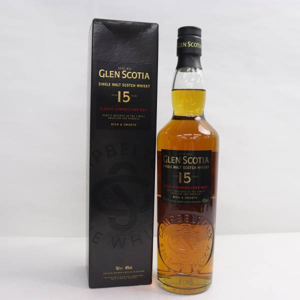 GLEN SCOTIA（グレン スコシア）15年 リッチ＆スムース 46％ 700ml X24C250019の画像1