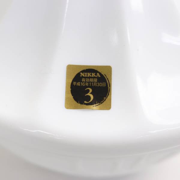 1円~NIKKA（ニッカ）鶴 43％ 700ml 白陶器（重量 1428g）X24C260020_画像6