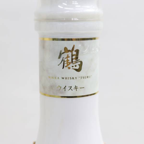 1円~NIKKA（ニッカ）鶴 43％ 700ml 白陶器（重量 1428g）X24C260020_画像2