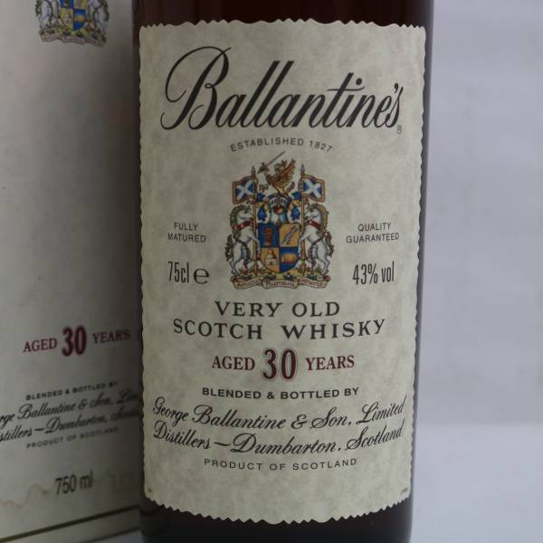 Ballantines（バランタイン）30年 ベリーオールド 43％ 750ml N24C220015の画像2