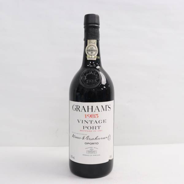 GRAHAMS（グラハム）ヴィンテージ ポート 1985-1987 20％ 750ml ※ラベルキズ T24C230015の画像1