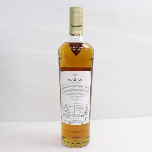 1円~MACALLAN（マッカラン）12年 ダブルカスク 40％ 700ml T24C150046_画像4