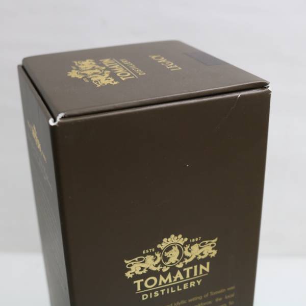 TOMATIN（トマーティン）レガシー 43％ 700ml O24C190116の画像6