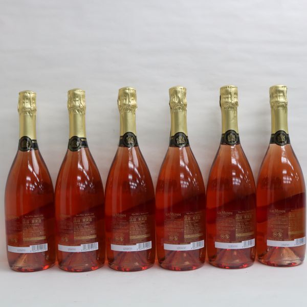 【6本セット】G.H.MUMM（マム）グラン コルドン ロゼ 12.5％ 750ml O24C260088_画像5