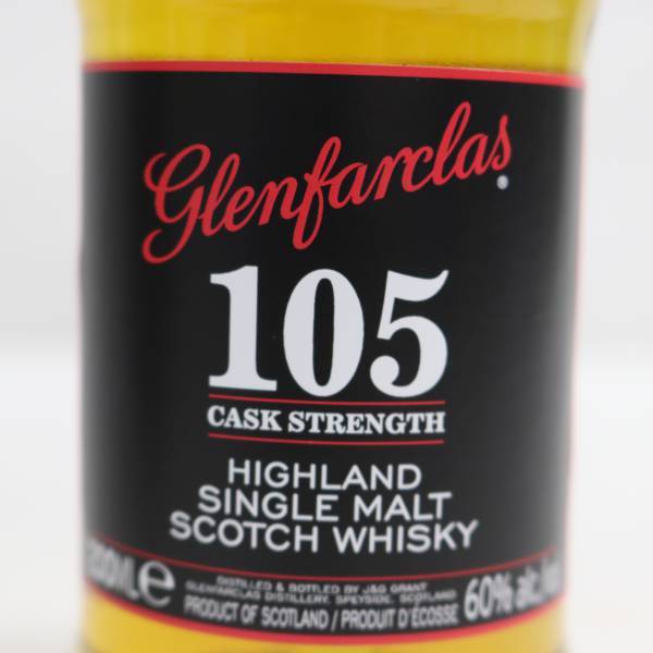 Glenfarclas（グレンファークラス）105 カスクストレングス ベビーボトル 60％ 200ml L23K050005_画像2