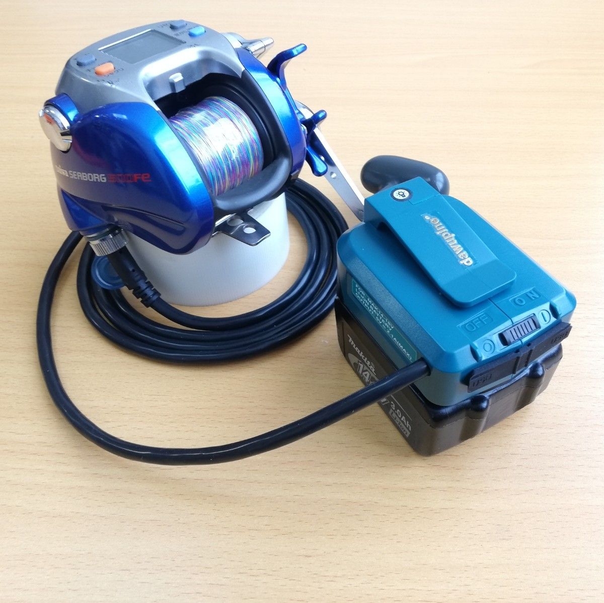 LEDライト搭載 】ダイワ シマノ 電動リールコード マキタ LEDライト搭載 】ダイワ シマノ 電動リールコード マキタ