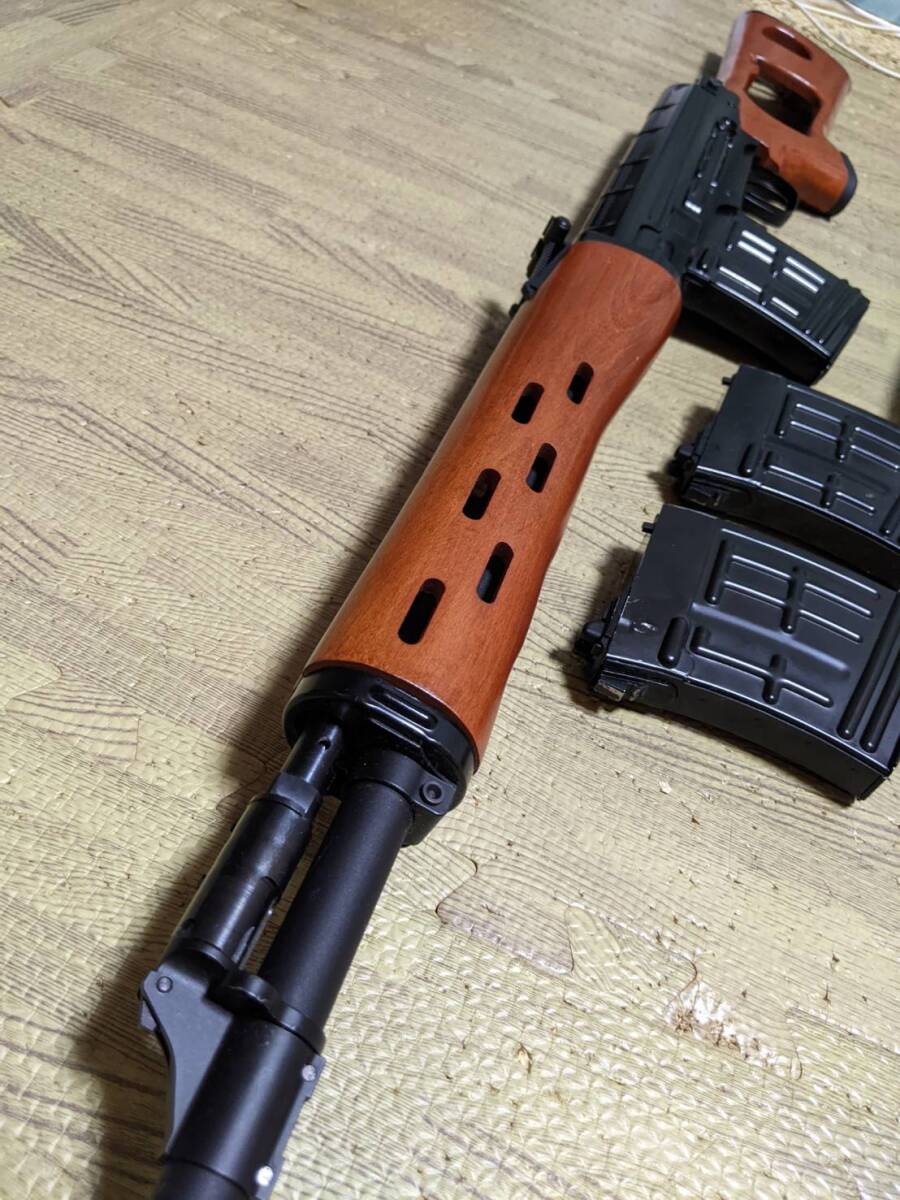 We製　オールスチール　木製ストック　ハンドガード　ガスブロ　ドラグノフ　SVD_画像6