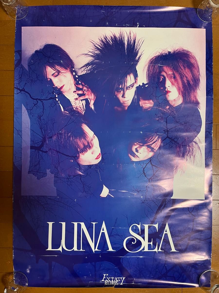 LUNA SEA 巨大ポスター ルナシー　エクスタシーレコード