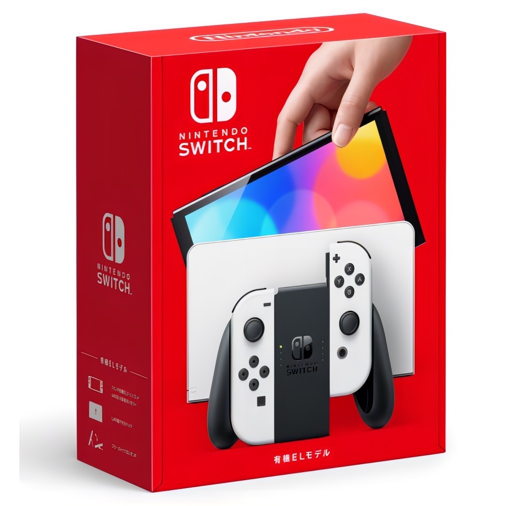 【新品 未開封】Nintendo Switch ニンテンドースイッチ 有機ELモデル Joy-Con(L)/(R) ホワイト 令和6年3月2日購入品 店舗印あり 即決☆_参考画像です。商品は未開封新品です。