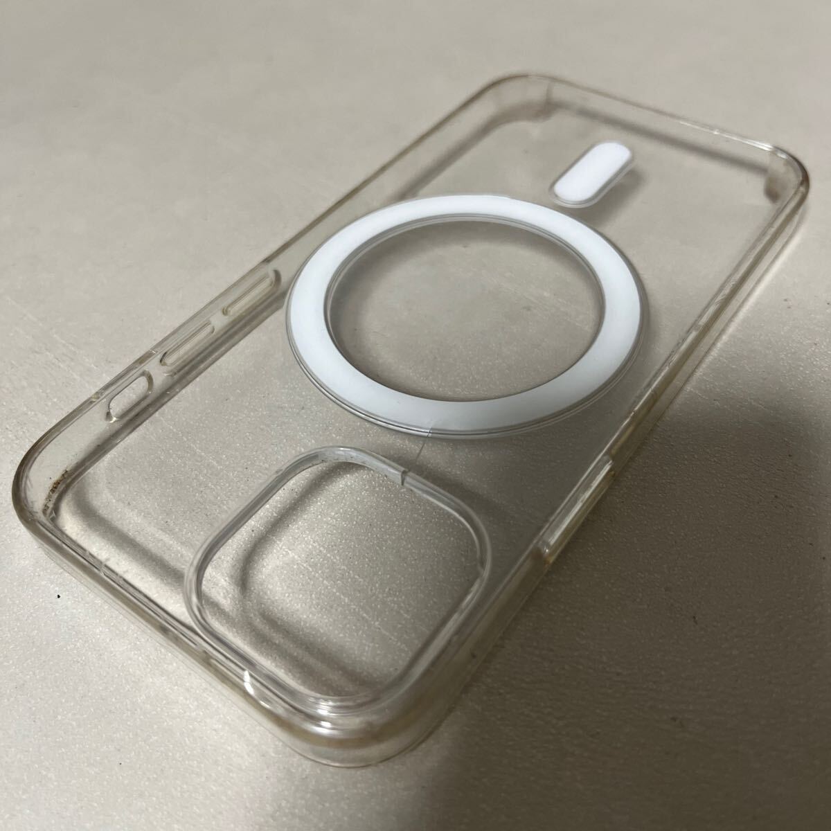 Apple MagSafe対応 クリアケース (iPhone 13 mini用)1円スタート アップル アイフォーン クリア インパクトケース の画像5