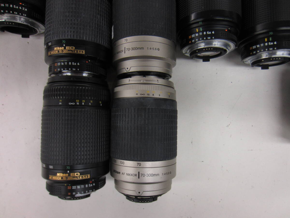 (4639K)ジャンクNikonニコンAF NIKKOR 70-210mm4-5.6D 70-300mm4-5.6D G 75-300mm4.5-5.6等まとめて大量セット20点 動作未確認 同梱不可_画像7