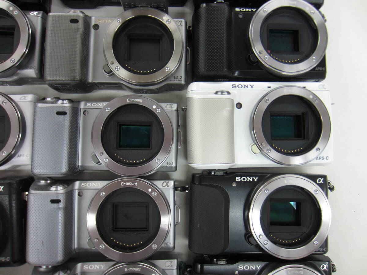 (4691K)ジャンクSONYソニーαアルファ NEX-3N 5 5N 5T 5000 E3.5-5.6/PZ16-50 3.5-5.6/18-55 OSS等まとめてセット25点動作未確認同梱不可_画像3