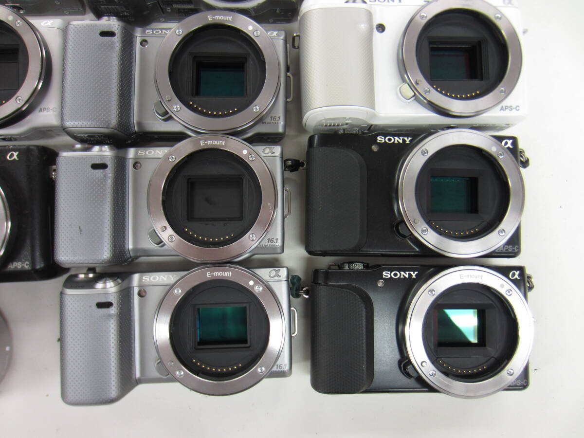 (4691K)ジャンクSONYソニーαアルファ NEX-3N 5 5N 5T 5000 E3.5-5.6/PZ16-50 3.5-5.6/18-55 OSS等まとめてセット25点動作未確認同梱不可_画像4