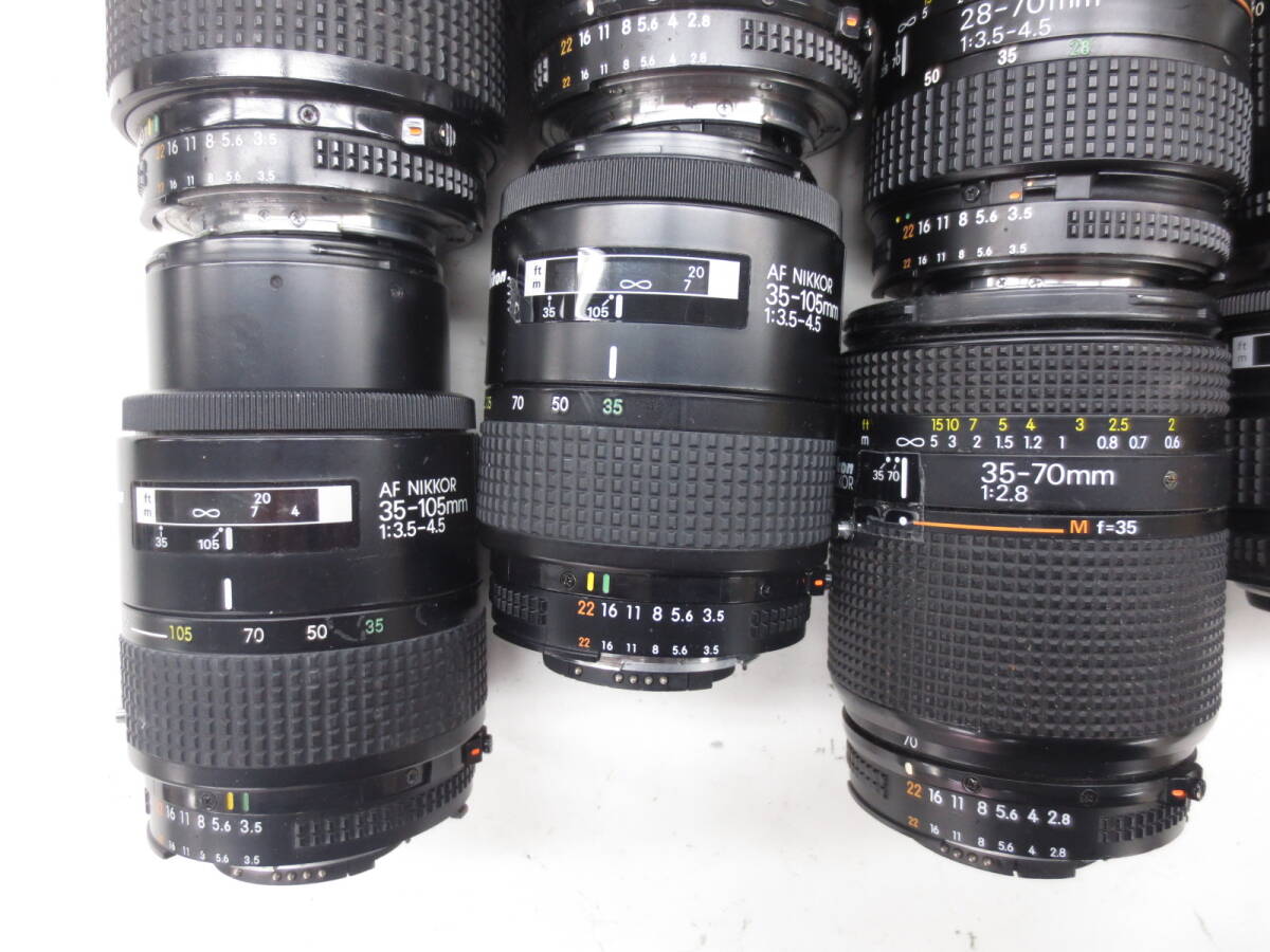 (4717U)ジャンク Nikon AF28-70mm 3.5-4.5 28-85mm 3.5-4.5 35-135mm 3.5-4.5 等 ニコン まとめてセット 20本 動作未確認 同梱不可_画像3