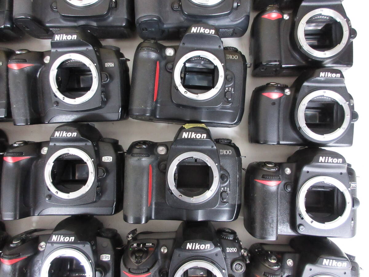 (4766N)ジャンク Nikon D40 D40X D50 D70 D70S D80 D90 D100 D200 D300等ニコン まとめてセット 25台 動作未確認 同梱不可の画像5