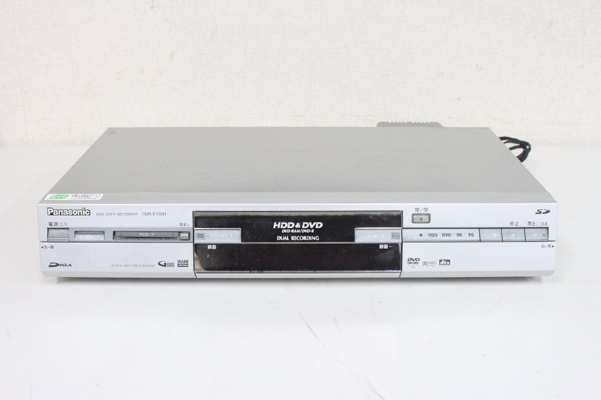 ●Panasonic パナソニック DMR-E22OH HDD＆DVD プレーヤー_画像1