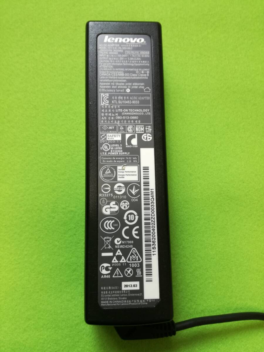 !![ б/у рабочий товар ] Lenovo *LENOVO для PA-1650-56LC Note PC для AC адаптор!!