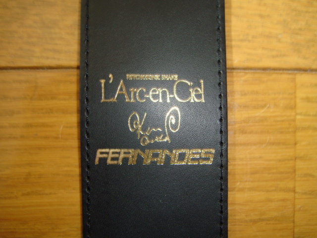  очень редкий новый товар не использовался стандартный FERNANDES L\'Arc~en~Ciel Ken Fernandes L'Arc-en-Ciel гитара ремешок Elizabeth основа электро 