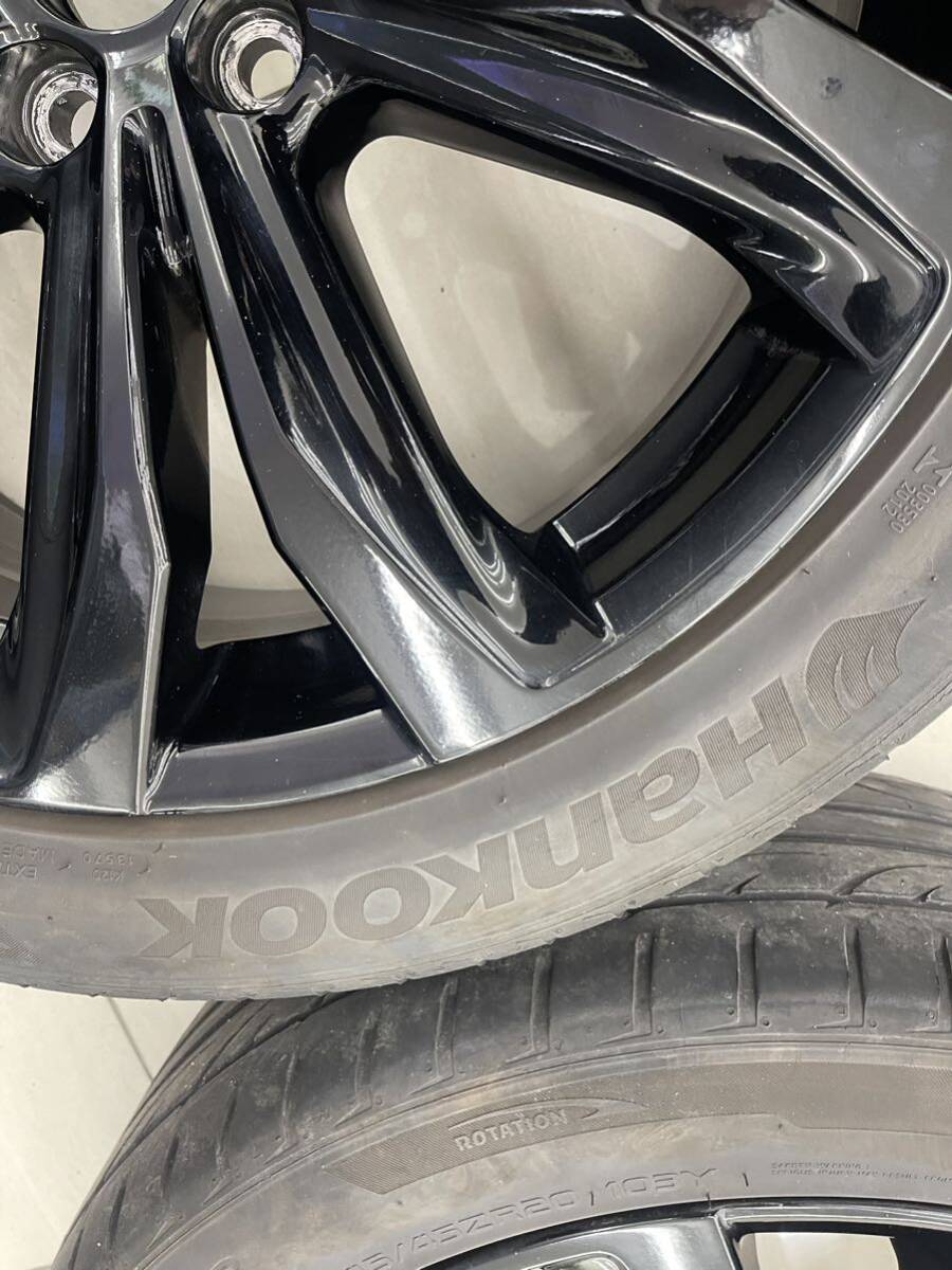 完全売り切り！ レクサス RX 450h 純正ホイール ブラック塗装カスタム /20×8J /114.3 / 5穴 /Hankook ventus V12evo2 245/45ZR20 103Y _画像7