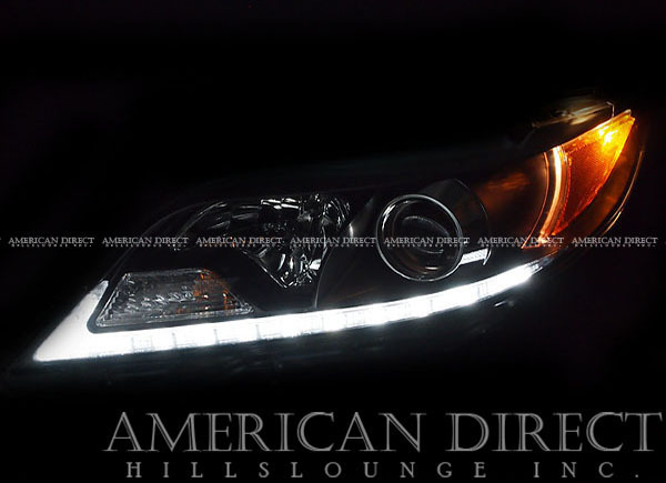 【日本仕様/ハロゲン仕様/DRLスタイル/ブラック】11-17y US トヨタ シエナ プロジェクター ヘッドライト ヘッドランプ 光軸 左側走行用 LED_画像4